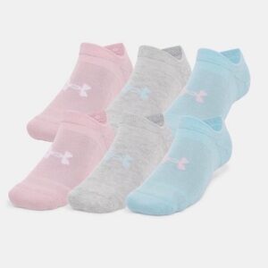 Under Armour Unisex Essential Training  Cushioned No Show Socks 6-Pack Large